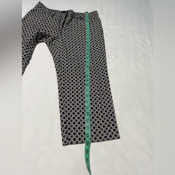 Zac & Rachel Black and White Dress Pants with Geometric Pattern - Picture 5 of 7